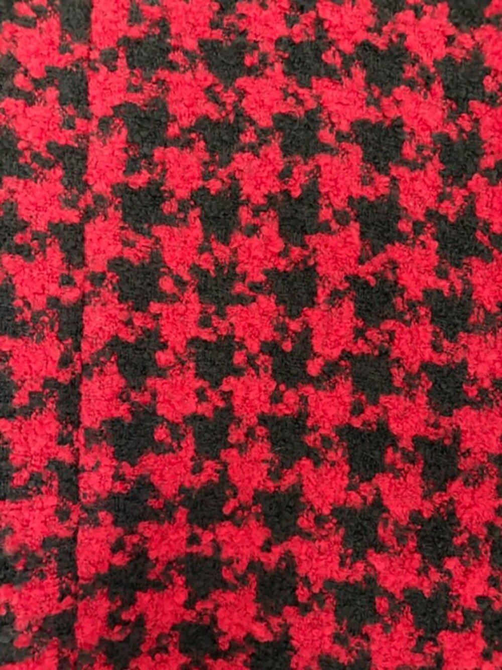 Eloquii Red/Black Houndstooth Coat - Picture 5 of 5